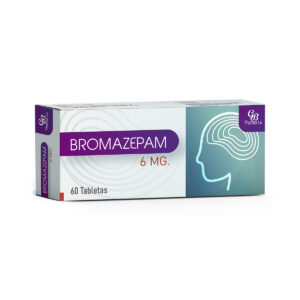 Bromazepam 6 mg - 60 Tabletas