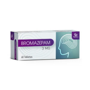 Bromazepam 3 mg - 60 Tabletas