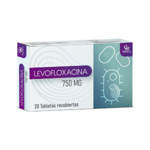 Levofloxacina - 20 Tabletas - 750 mg